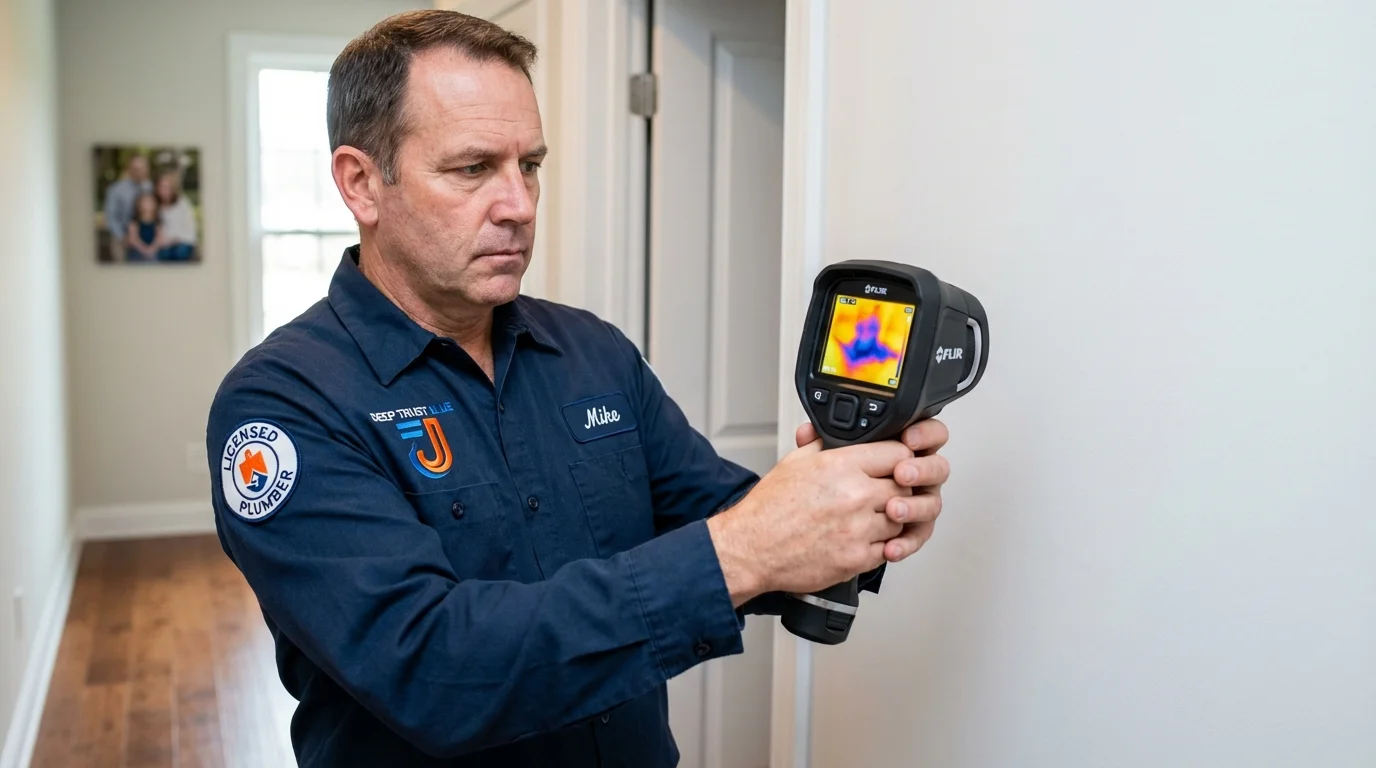 Thermal imaging leak detection by Johns Plumbing LLC in Montverde
